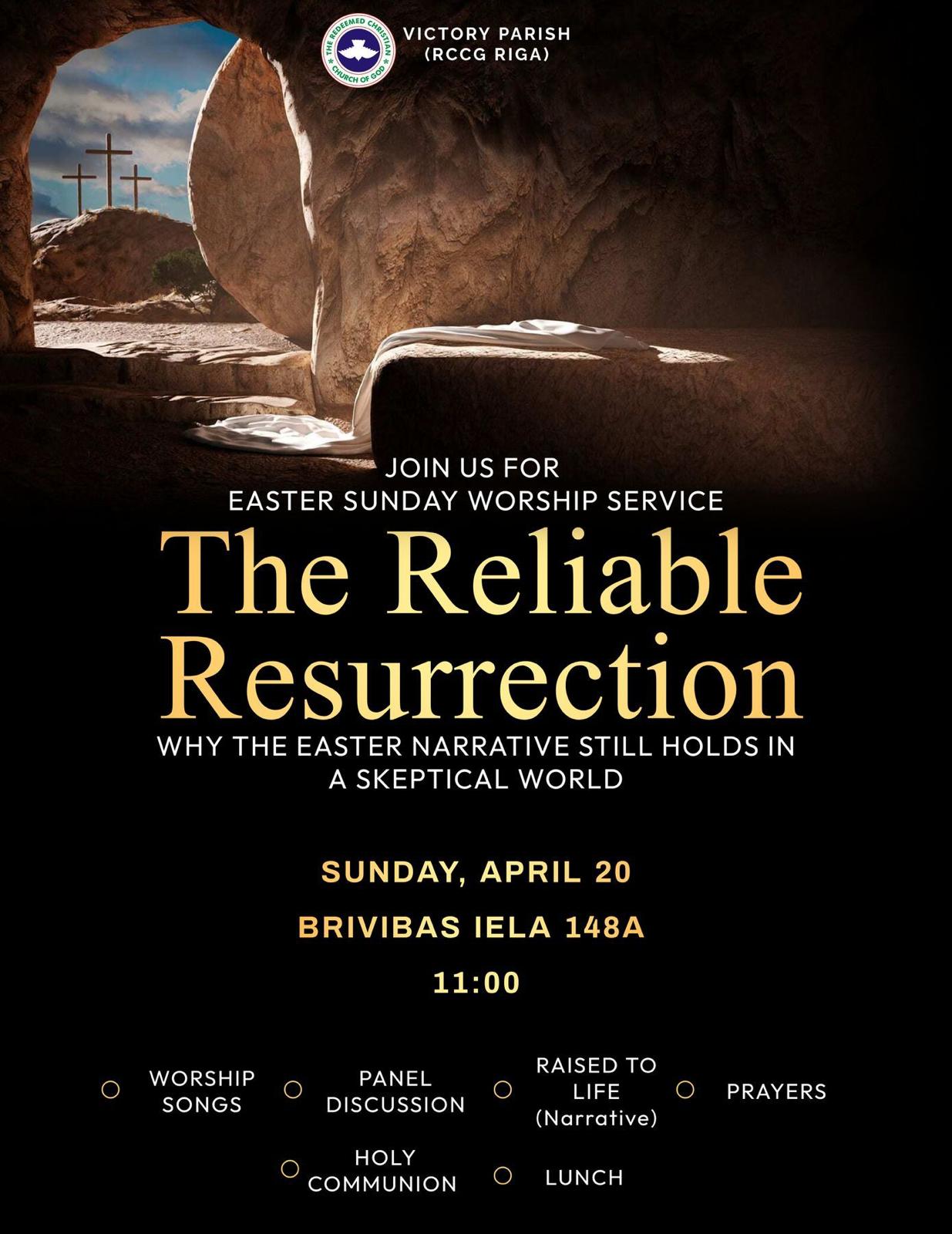 RCCG Victory Parish Upcoming Event Flyer April 2025
